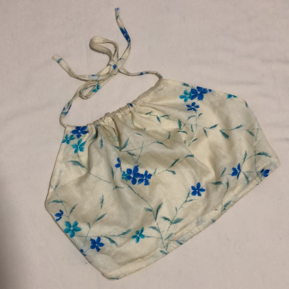 Vintage Hawaii Floral Crop Top